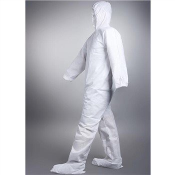 SMS ชุดคลุมแบบใช้แล้วทิ้งที่ทนต่อสารเคมี